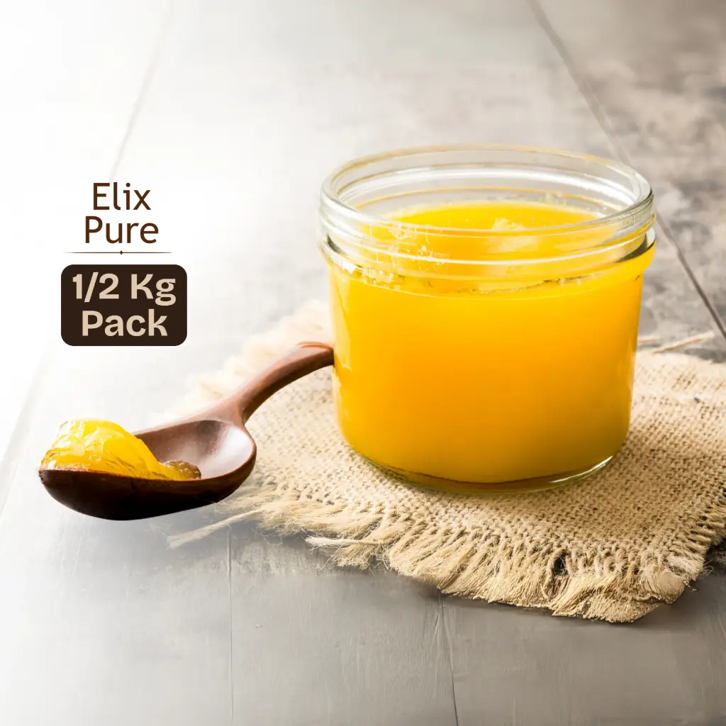 1/2 Kg Homade Desi Cow Ghee - 100% Pure - Limited Stocks